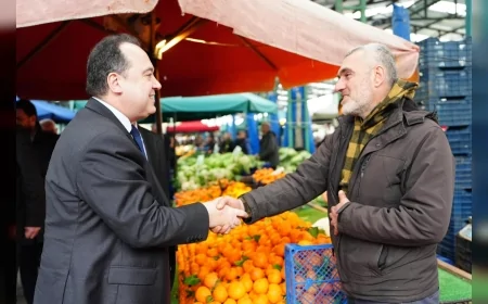 Manisa Büyükşehir Belediye Başkanı Besim Dutlulu: “Pazar Esnafımızın Taleplerini Yerinde Dinliyor, Çözümleri Birlikte Üretiyoruz”