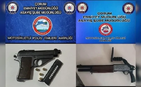 Çorum İl Merkezinde Asayiş Uygulamaları: 7 Aranan Şahıs Yakalandı