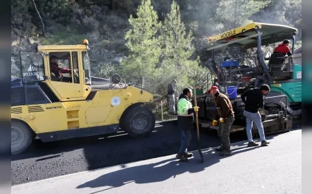 Muğla Büyükşehir Belediyesi Marmaris Adaköy Yolu’nu Yeniledi: Ulaşım Daha Güvenli ve Konforlu Hale Geldi