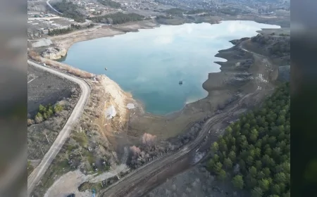 Çorum Belediyesi Çomar Barajı Çevresinde Yol Genişletme Çalışmalarını Sürdürüyor 3,5 Kilometrelik Ring Hattı Oluşturuluyor