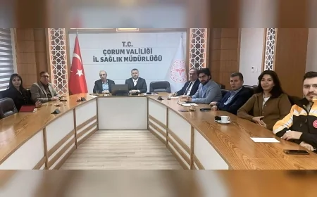 Çorum İl Sağlık Müdürlüğü Destek Hizmetleri Başkanlığı 2025 Yılı Faaliyet Toplantısını Gerçekleştirdi