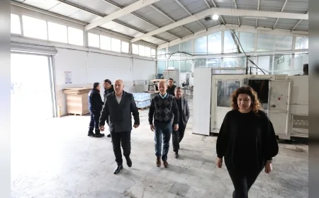 Çine Belediye Başkanı Mehmet Kıvrak Topçam Madran Su Tesisi’nde İnceleme Yaptı: Üretim Kapasitesi Yeni Dolum Hattıyla Artıyor