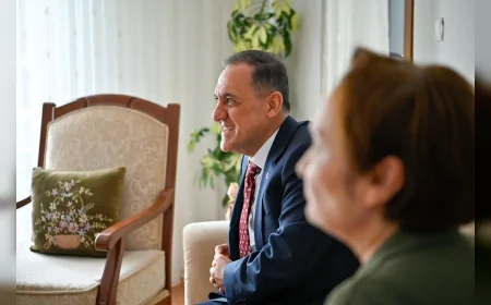 Yalova Valisi Dr. Ahmet Hamdi Usta Şehit Yakınları ve Gazileri Ziyaret Etti