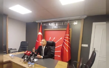 CHP Çorum Milletvekili Mehmet Tahtasız: “Mega Endüstriyel Bölgelerde Çorum Yok Sayılıyor”