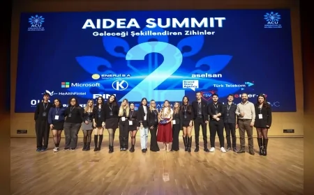 Acıbadem Üniversitesi’nde AIDEA SUMMIT 2: Girişimcilik, Teknoloji ve Sağlık Alanlarında Gençler Bir Araya Geldi