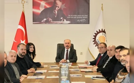 Çorum OSB Yönetim Kurulu ve Müteşebbis Heyeti Toplantısı Vali Ali Çalgan Başkanlığında Yapıldı