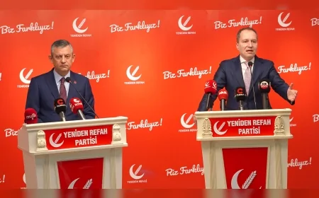 Yeniden Refah Genel Başkanı Fatih Erbakan, CHP Genel Başkanı Özgür Özel ile görüştü: “Milletin kahir ekseriyeti erken seçim istiyor”