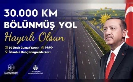Ulaştırma ve Altyapı Bakanı Abdulkadir Uraloğlu: “Bölünmüş yol uzunluğumuz Dünya’nın çevresinin 4’te 3’üne ulaştı”