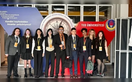 Gökkuşağı Koleji Öğrencileri TEDMUN Konferansı’nda Ankara’yı Temsil Etti İki Öğrenci Uluslararası Diplomasi Ödülü Kazandı