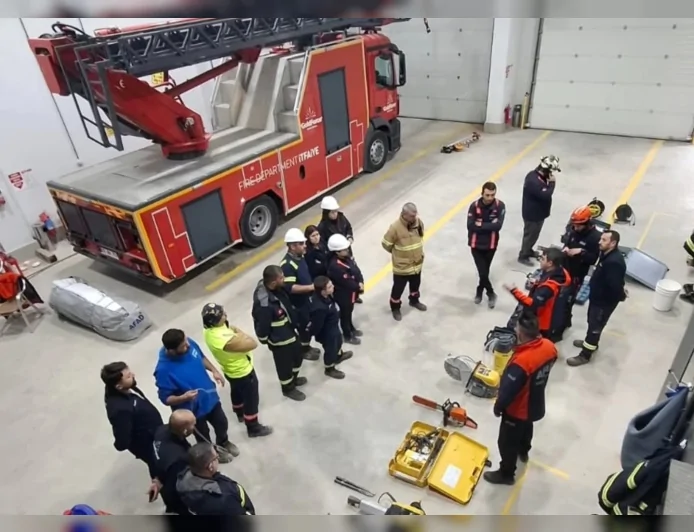 AFAD Çorum Sungurlu’da Sanayi Personeline Yönelik Enkazda Arama Kurtarma Eğitimi Düzenliyor