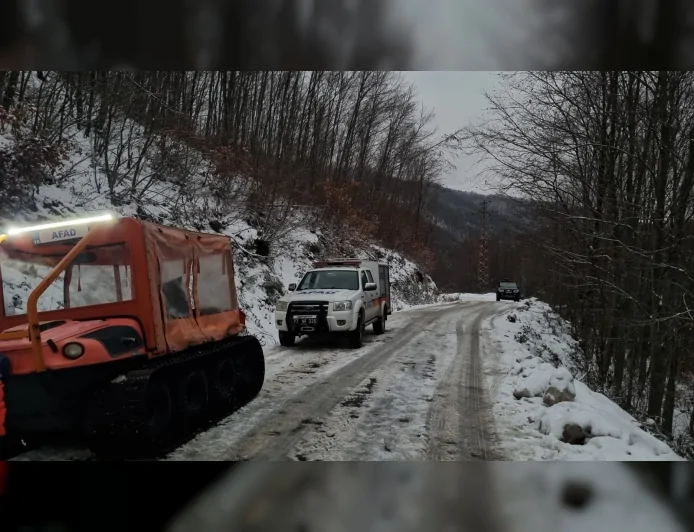 Teşvikiye Delmece Yaylası Yolunda Mahsur Kalan 35 Kişi AFAD ve Ekiplerin Ortak Çalışmasıyla Kurtarıldı