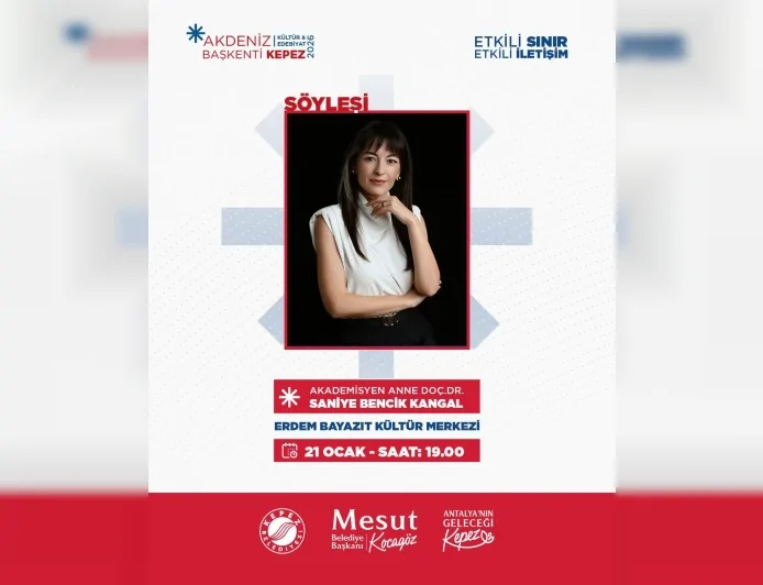 Akademisyen Anne Doç. Dr. Saniye Bencik Kangal: “Etkili Sınır – Etkili İletişim” Söyleşisiyle Kepez’de