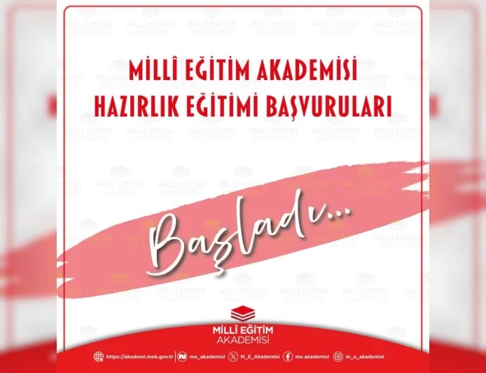 Millî Eğitim Bakanlığı Millî Eğitim Akademisinde Hazırlık Eğitimine Alınacak Öğretmen Adayları İçin Başvurular Başladı