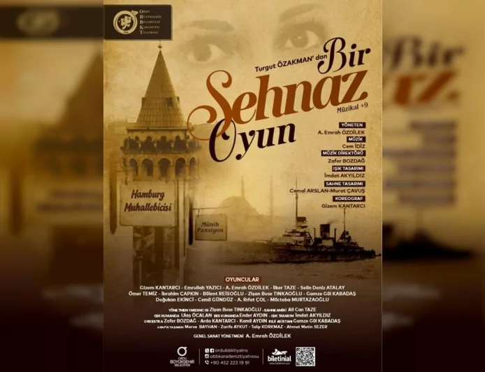 Ordu Büyükşehir Belediyesi Karadeniz Tiyatrosu “Bir Şehnaz Oyun” ile 23 Ocak’ta prömiyer yapıyor