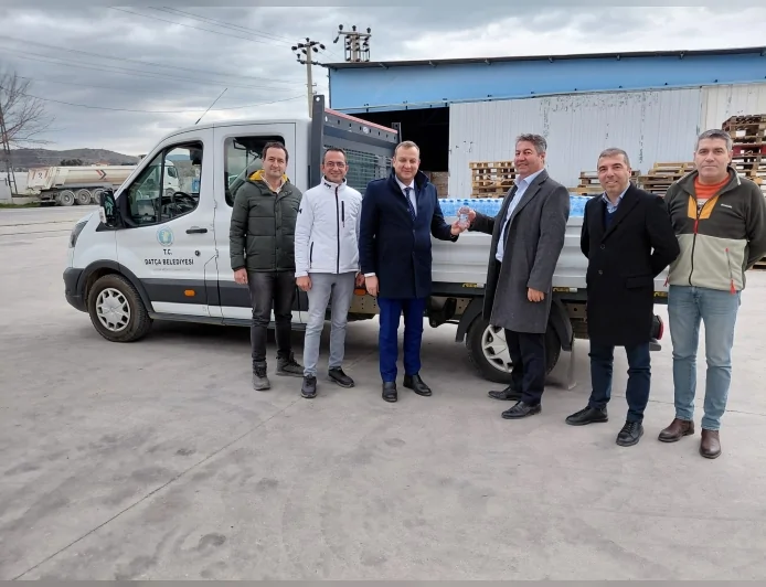 Milas Belediyesi’ne Ait Labranda Su Muğla’nın Farklı İlçelerinde: Datça’ya İlk Sevkiyat Yapıldı