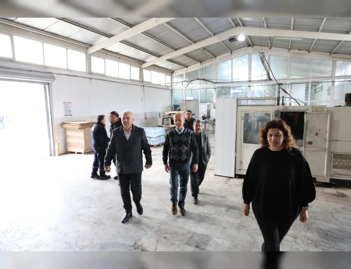 Çine Belediye Başkanı Mehmet Kıvrak Topçam Madran Su Tesisi’nde İnceleme Yaptı: Üretim Kapasitesi Yeni Dolum Hattıyla Artıyor