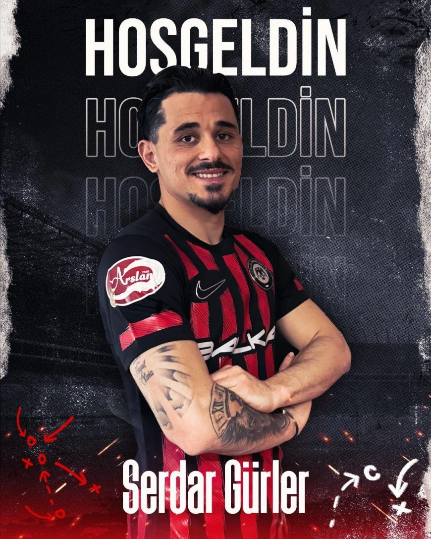 ARCA ÇORUM FK EYÜPSPOR’DAN SERDAR GÜRLER’İ KADROSUNA KATTI TRANSFER RESMEN AÇIKLANDI