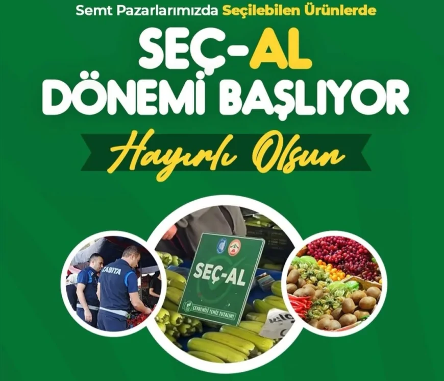 Çorum Belediyesi Semt Pazarlarında Yeni Uygulamayı Duyurdu: “Seç-Al Dönemi 5 Ocak 2026’da Başlıyor”