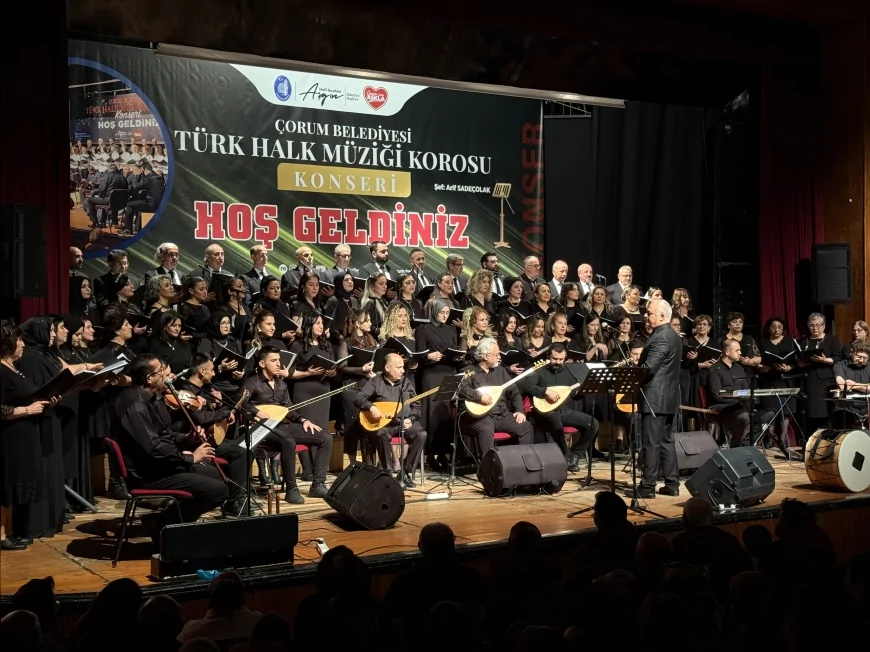 Çorum Belediye Başkanı Dr. Halil İbrahim Aşgın: “Türk Halk Müziği’ni Yaşatan Koromuza Minnettarız”