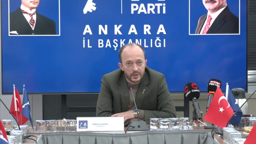 Anahtar Parti Ankara İl Başkanı Ömer Korkmaz: “Basın özgürlüğünün güçlendiği, kaleminizin hiç susmadığı bir yıl diliyorum”