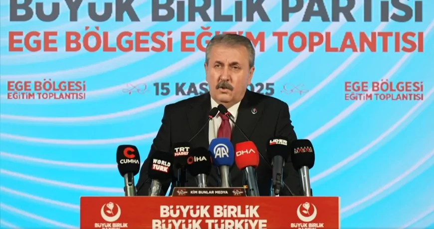 Büyük Birlik Partisi Genel Başkanı Mustafa Destici: “TBMM, Terör Devletini Savunma Yeri Değildir”