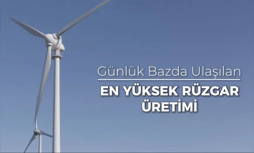 Enerji ve Tabii Kaynaklar Bakanı Alparslan Bayraktar: “Rüzgârdan Elektrik Üretiminde 259 Bin 76 MWh ile Günlük Rekor Kırıldı”
