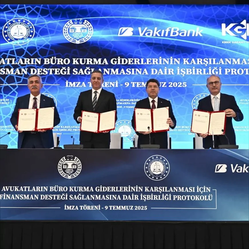 Adalet Bakanı Yılmaz Tunç: “Avukatlarımıza 10 milyar TL finansman desteği sağlıyoruz”