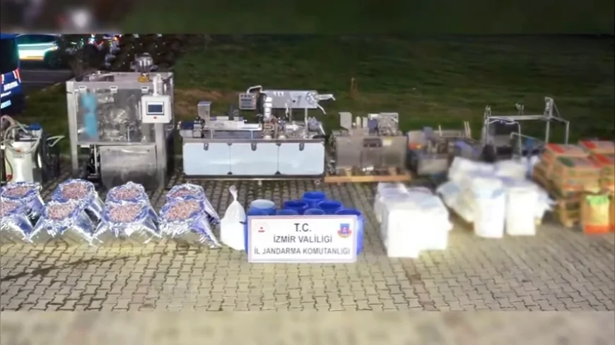 İçişleri Bakanı Ali Yerlikaya: “İzmir’de 1 ton 625 kilogram uyuşturucu hap hammaddesi ele geçirildi”