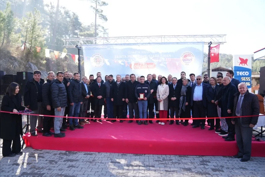 Muğla’da Zabıta Memuru Mustafa İlhan Sosyal Yaşam ve Hizmet Merkezi Gürleyk’te törenle hizmete açıldı