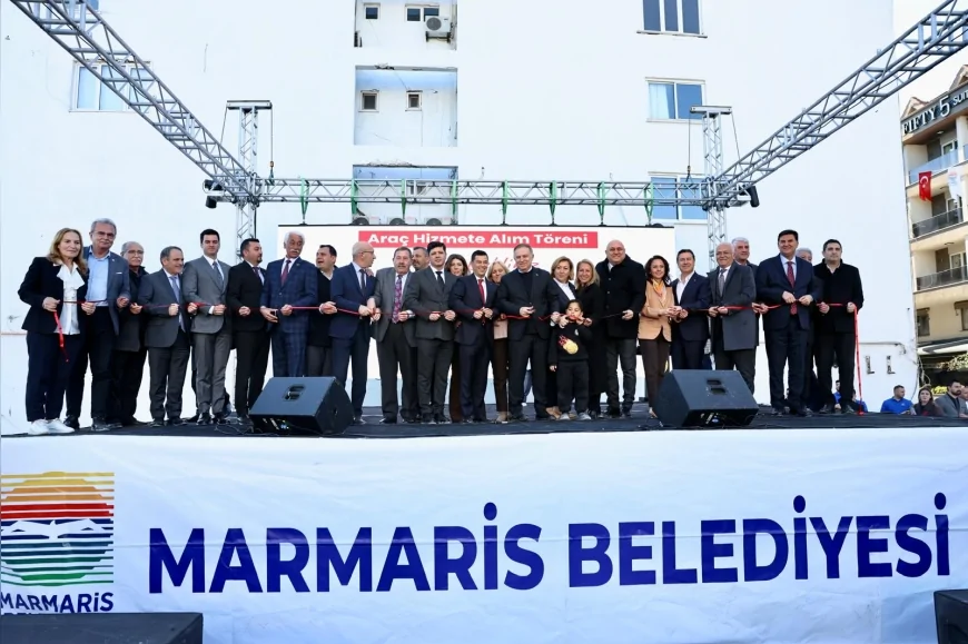 Marmaris Belediyesi’nden 170 Milyon TL’lik Yatırım Atağı: Yeni Hizmetler ve Araçlar Törenle Açıldı