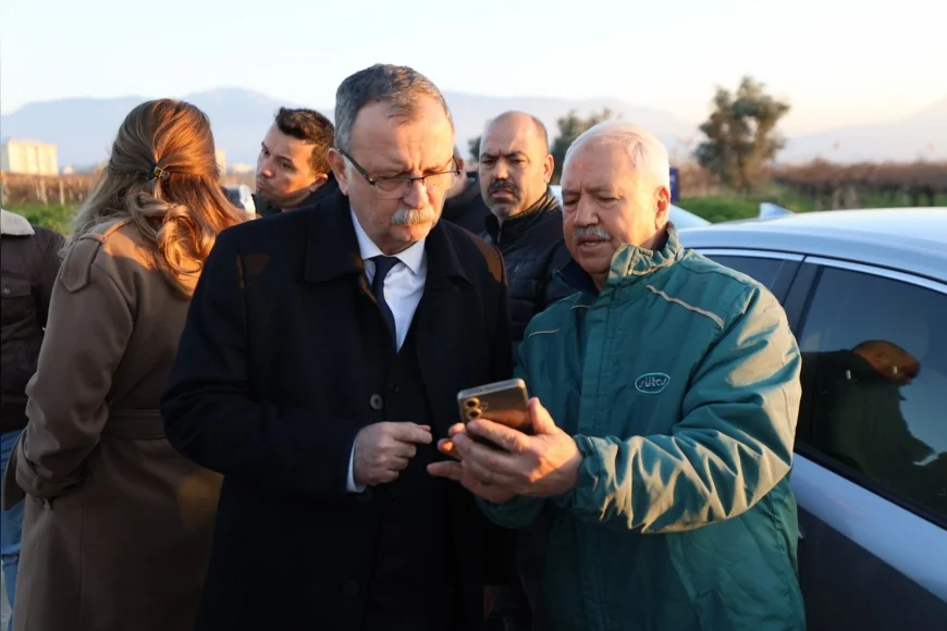 Yunusemre Belediye Başkanı Semih Balaban Muradiye’de Devam Eden Altyapı Çalışmalarını Yerinde İnceledi