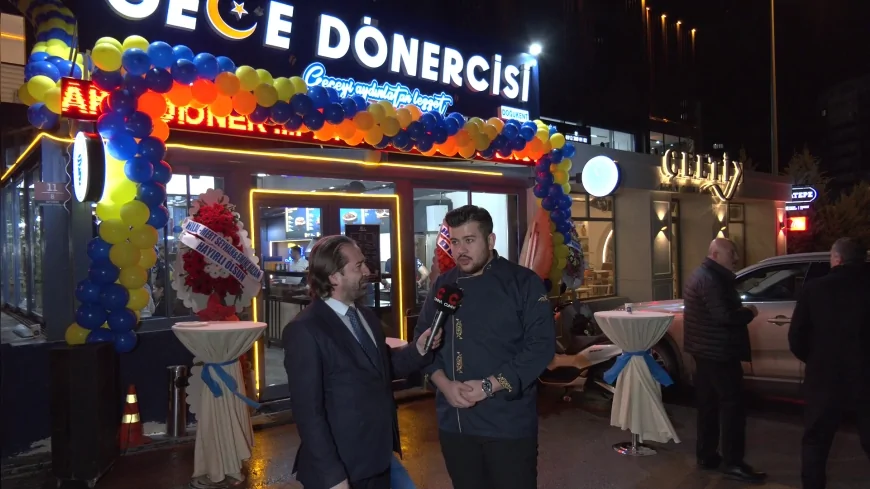 Ankara Gece Dönercisi Doğukent Şubesi Açıldı, Yönetim Kurulu Üyesi Enes Çelik: “Tüm Türkiye’ye hakiki Ankara et dönerini tattıracağız”