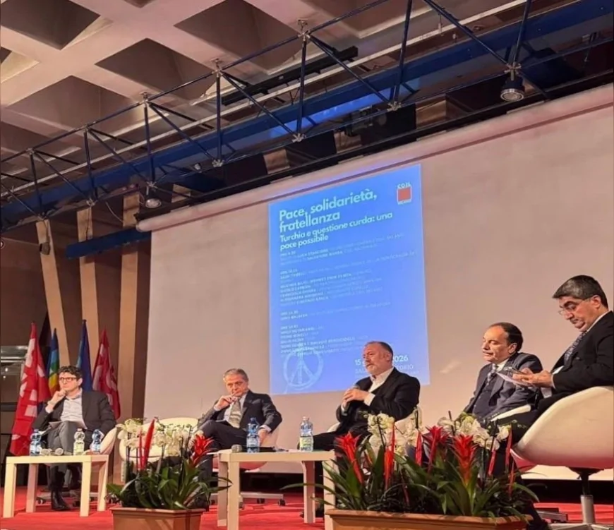 DEVA Partisi Genel Başkan Yardımcısı Mehmet Emin Ekmen Milano’da CGIL Konferansında: “Pozitif barış için çok ciddi bir çabaya ihtiyaç var”