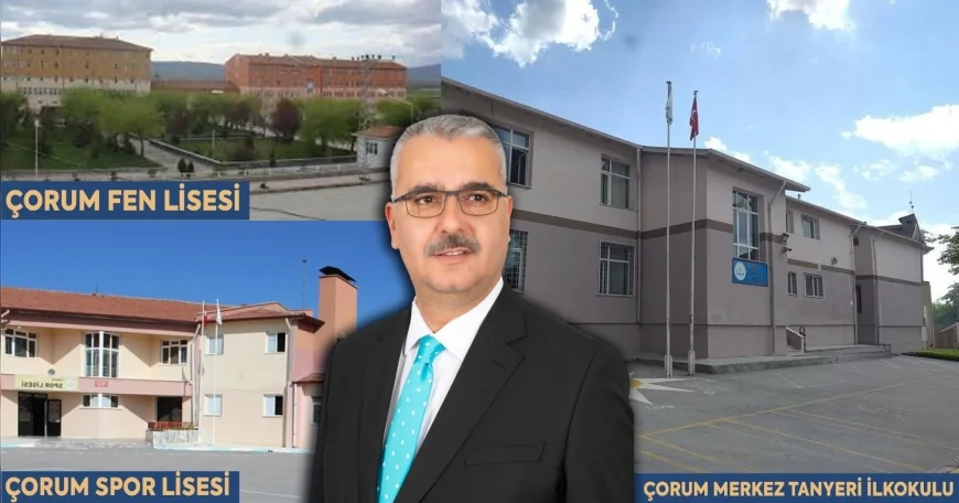 Çorum’da okul ziyaretinde verilen sözler hayata geçiyor, spor salonları ve eğitim yapıları ihaleye çıkıyor