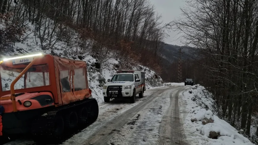 Teşvikiye Delmece Yaylası Yolunda Mahsur Kalan 35 Kişi AFAD ve Ekiplerin Ortak Çalışmasıyla Kurtarıldı