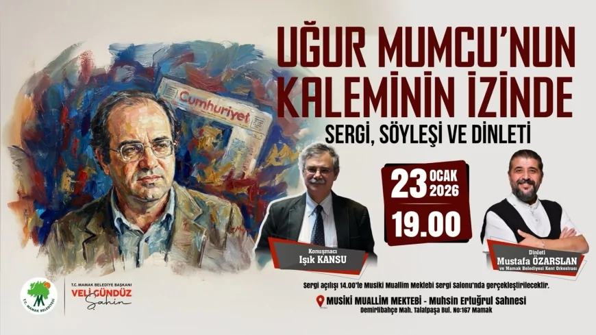 Gazeteci Yazar Uğur Mumcu Vefatının 33. Yılında Mamak’ta Sergi Söyleşi ve Dinletiyle Anılacak