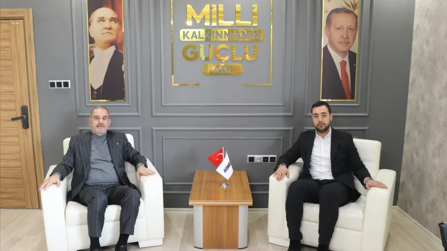 Elazığ Ticaret ve Sanayi Odası Başkanı İdris Alan’dan ASKON Elazığ Şube Başkanı Yavuz Akın’a Hayırlı Olsun Ziyareti
