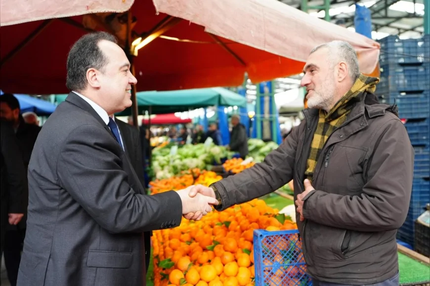 Manisa Büyükşehir Belediye Başkanı Besim Dutlulu: “Pazar Esnafımızın Taleplerini Yerinde Dinliyor, Çözümleri Birlikte Üretiyoruz”