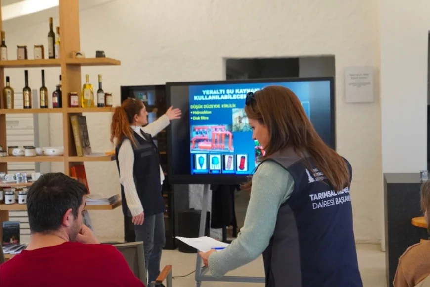 Çeşme Belediyesi Tarım Eğitimleri Yoğun Katılımla Gerçekleşti Üreticiler Bilgiyle Buluştu