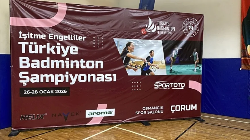 Türkiye İşitme Engelliler Badminton Şampiyonası 26–28 Ocak’ta Osmancık’ta düzenlenecek