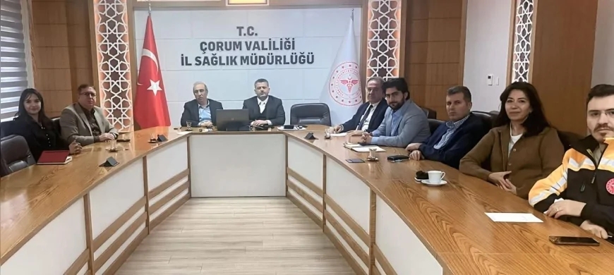 Çorum İl Sağlık Müdürlüğü Destek Hizmetleri Başkanlığı 2025 Yılı Faaliyet Toplantısını Gerçekleştirdi