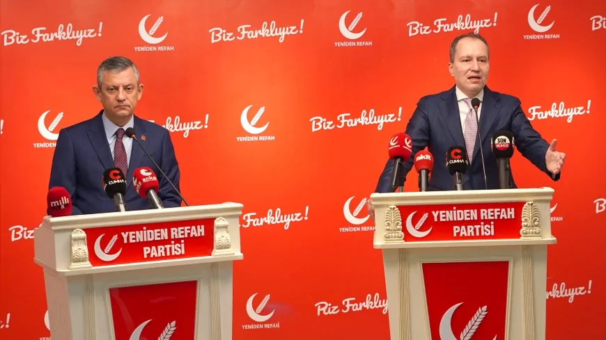 Yeniden Refah Genel Başkanı Fatih Erbakan, CHP Genel Başkanı Özgür Özel ile görüştü: “Milletin kahir ekseriyeti erken seçim istiyor”