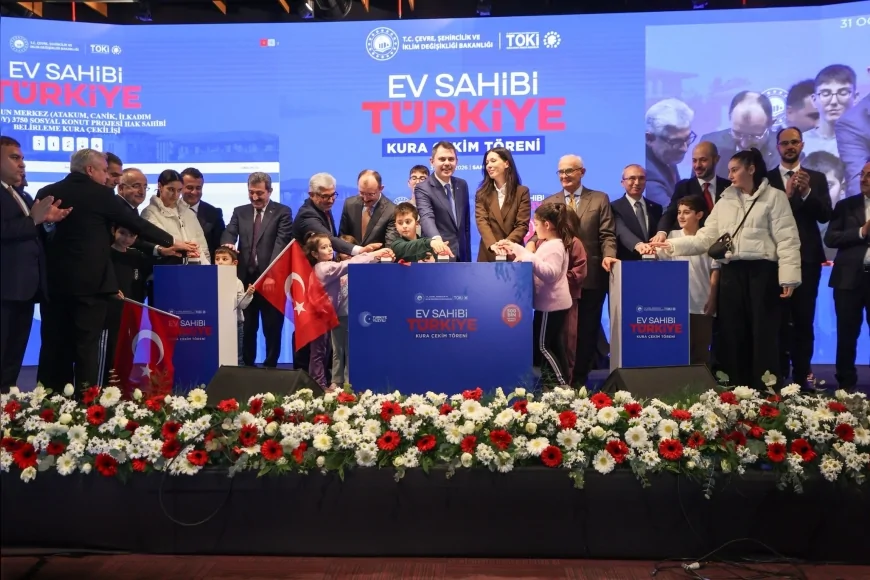 Çevre Şehircilik ve İklim Değişikliği Bakanı Murat Kurum: “455 bin konut Özgür Bey’in hayalinin bile yetişemeyeceği bir projedir”