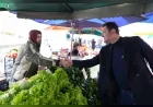 Giresun Belediye Başkanı Fuat Köse Teyyaredüzü Semt Pazarında Esnaf ve Vatandaşlarla Buluştu