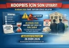 KOOPBİS Kayıtlarını Güncellemeyen Kooperatiflere 26 Nisan 2026 Sonrası İdari Yaptırım Uyarısı