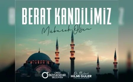 Ordu Büyükşehir Belediye Başkanı Dr. Mehmet Hilmi Güler: “Berat Kandili birlik ve beraberliğimizi güçlendiren müstesna bir gecedir”