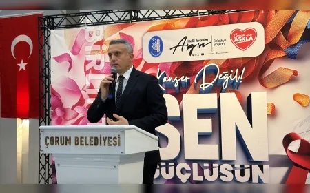 Çorum Belediyesi’nden Dünya Kanser Günü Programı: “Kanser Değil, Sen Güçlüsün”