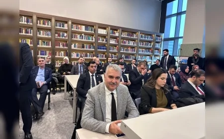 AK Parti Çorum Milletvekili Yusuf Ahlatçı AK Kütüphane’de Kütüphane Sohbetleri programına katıldı