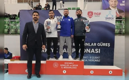 U17 Yıldızlar Serbest Güreş Türkiye Şampiyonası’nda Çorum Belediyespor’dan bireysel madalyalar ve takım üçüncülüğü