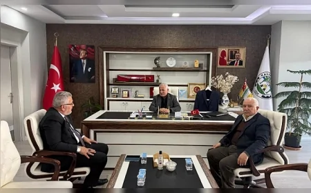 Yeniden Refah Partisi Teşkilat Başkan Yardımcısı Lütfi Şenocak Samsun Kavak Belediye Başkanı Şerif Ün’ü Ziyaret Etti